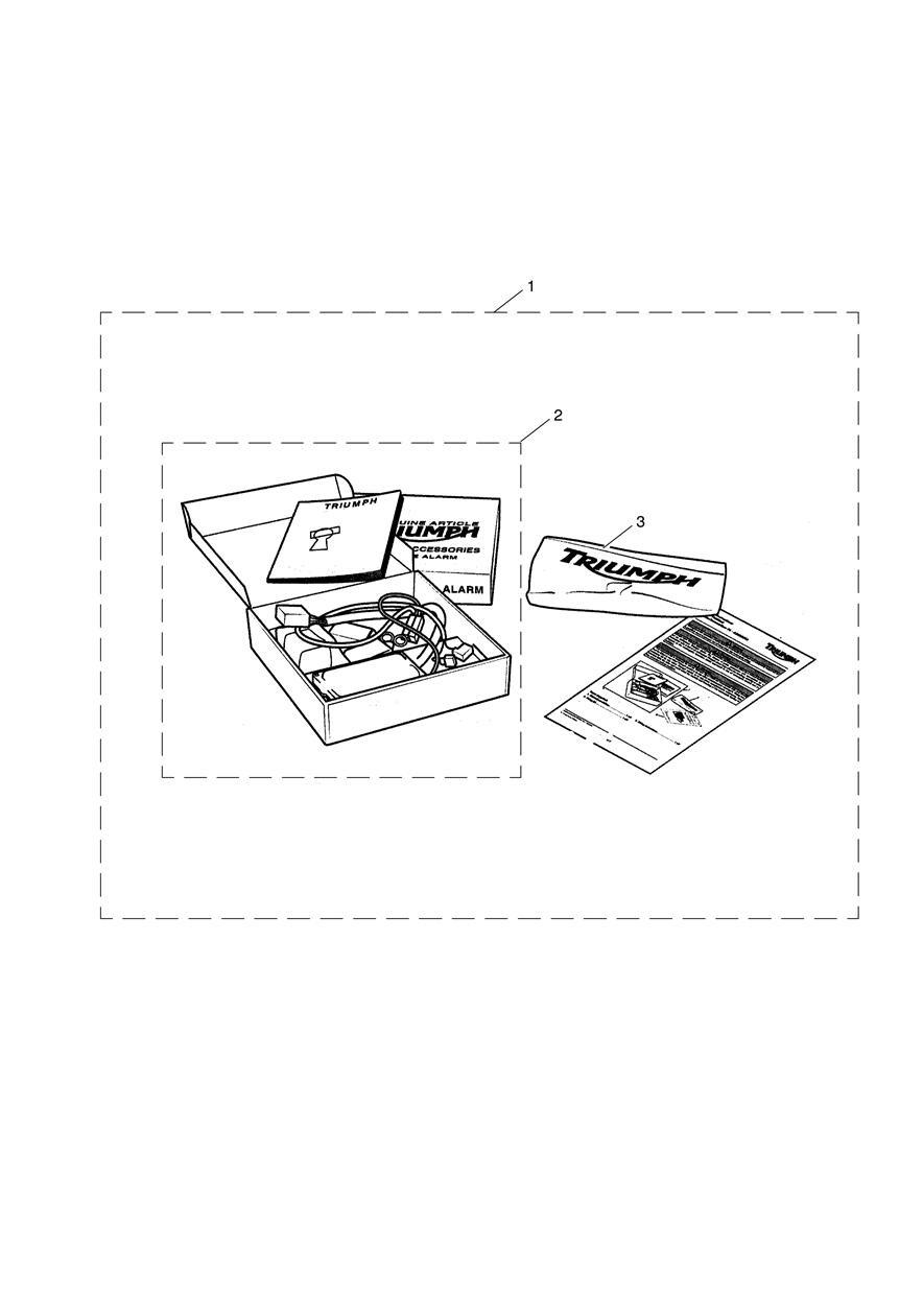 Alarm Kit, S4, SRA Approved exploded diagram