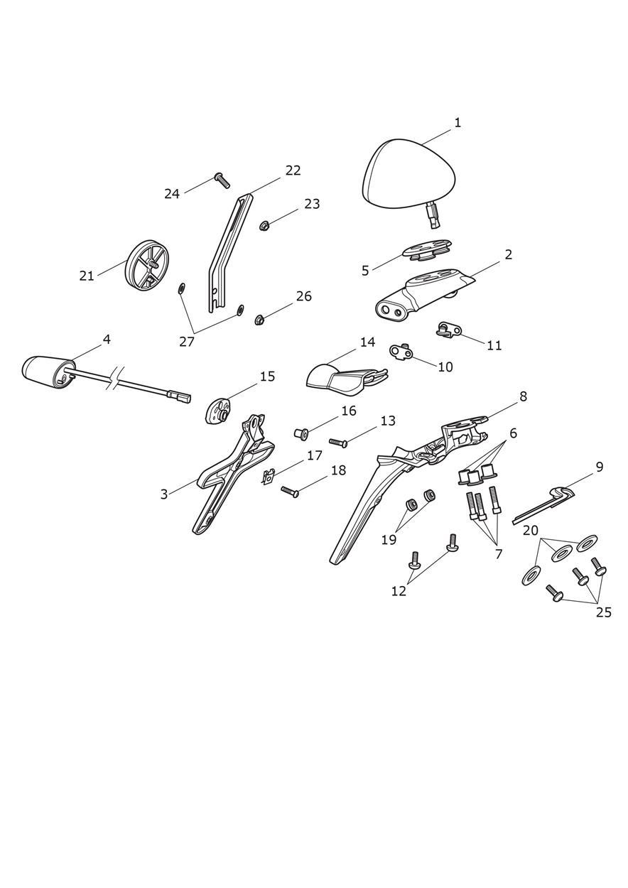Rear Light exploded diagram