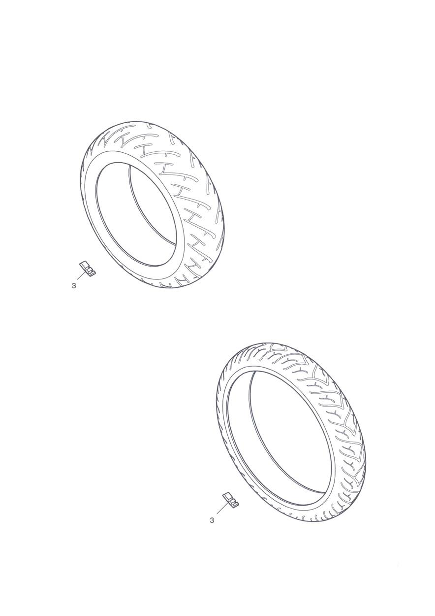 Tyres, Valves & Balance Weights exploded diagram