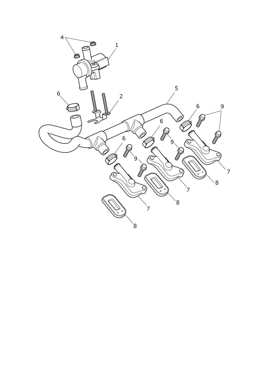 Emissions Control exploded diagram