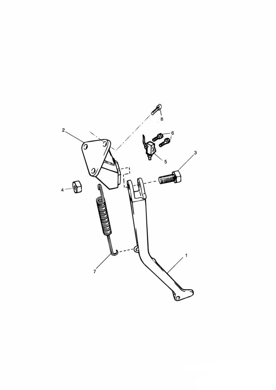 Side Stand exploded diagram