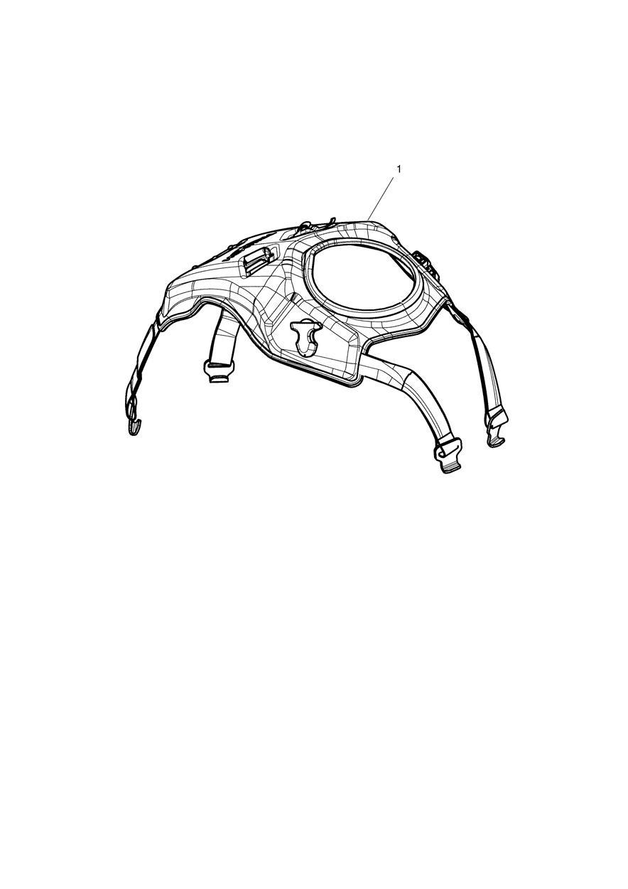 Harness, Tank Bag exploded diagram