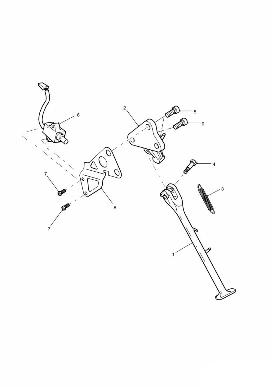 Side Stand exploded diagram