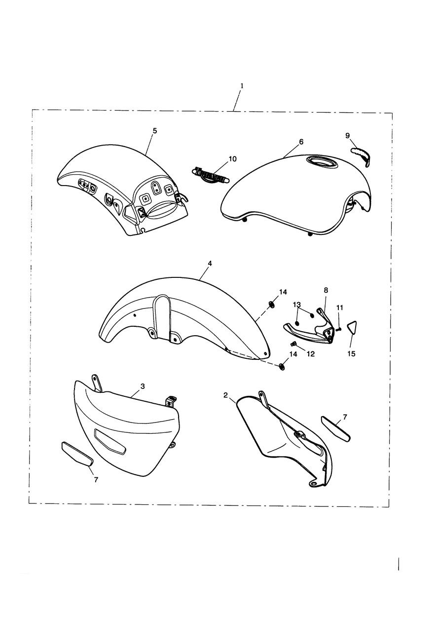 Custom Paint Kit exploded diagram