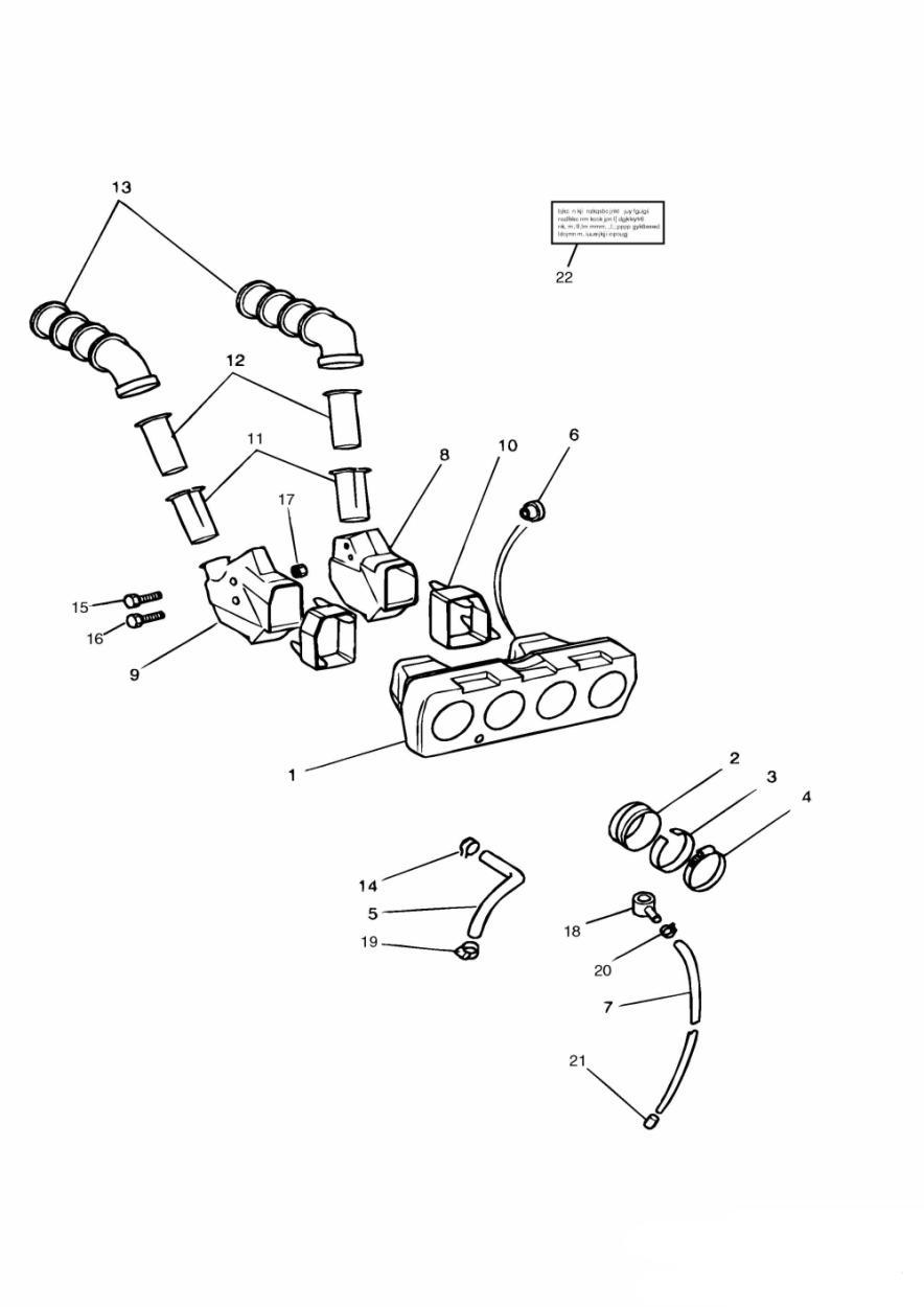 Airbox exploded diagram