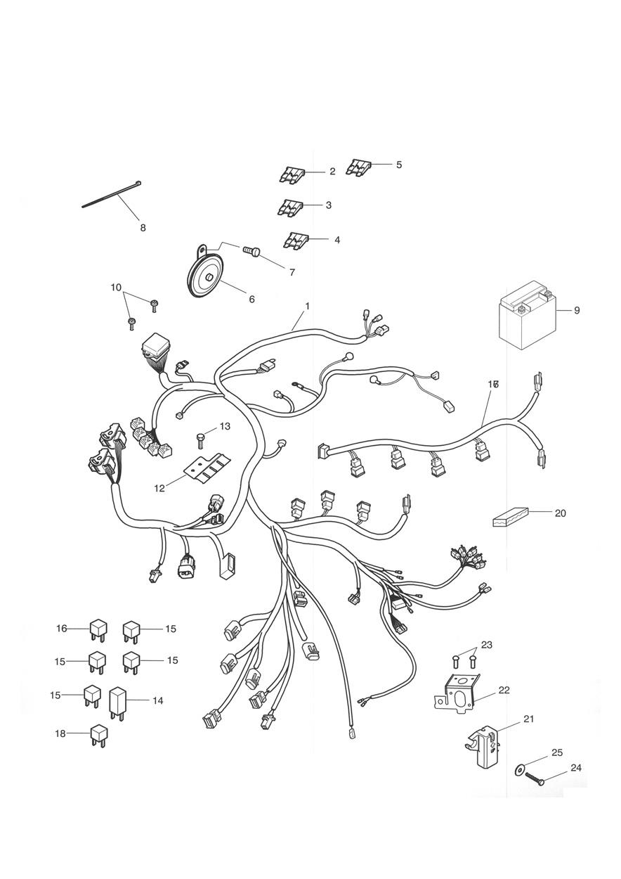 Electrical Equipment exploded diagram