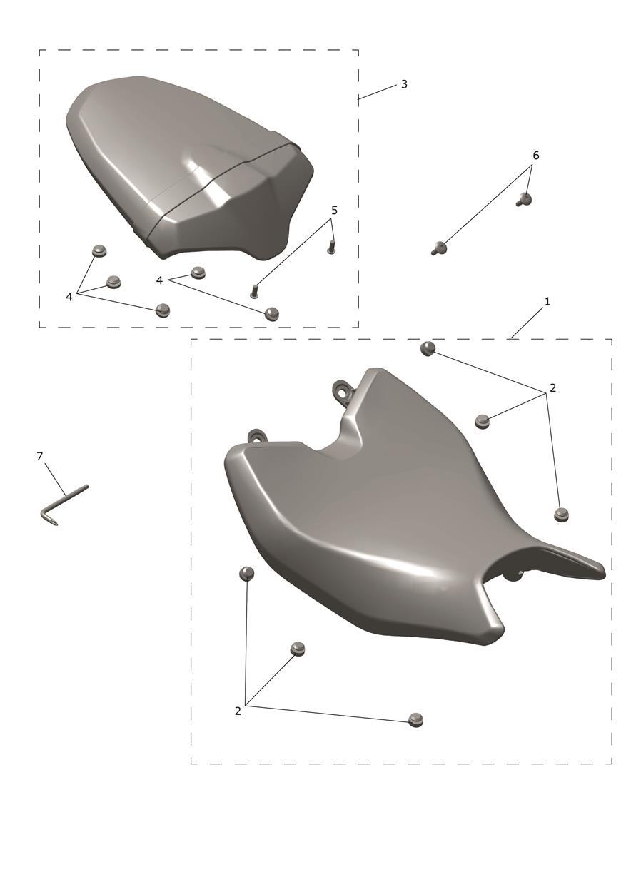 Seat exploded diagram