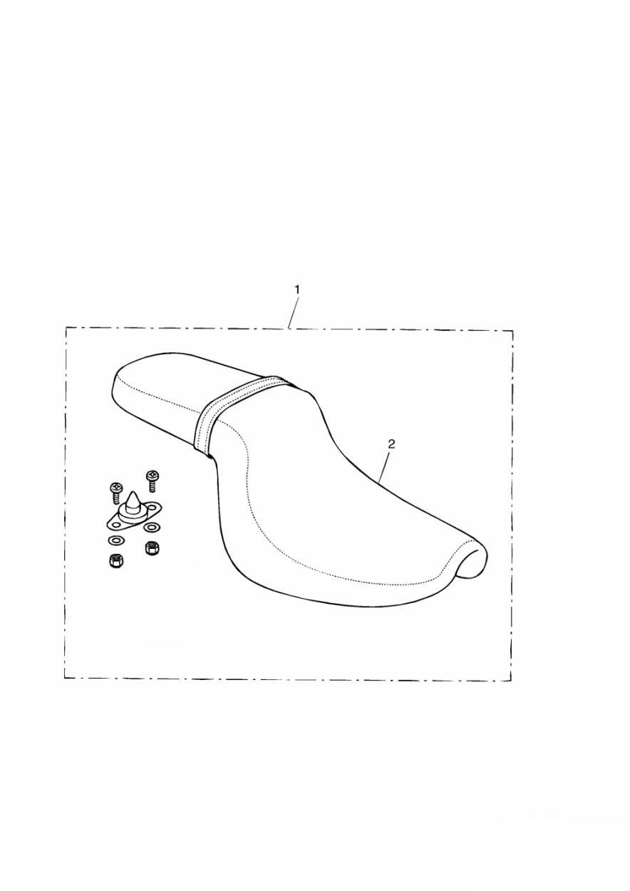 Roadster Seat Kit exploded diagram