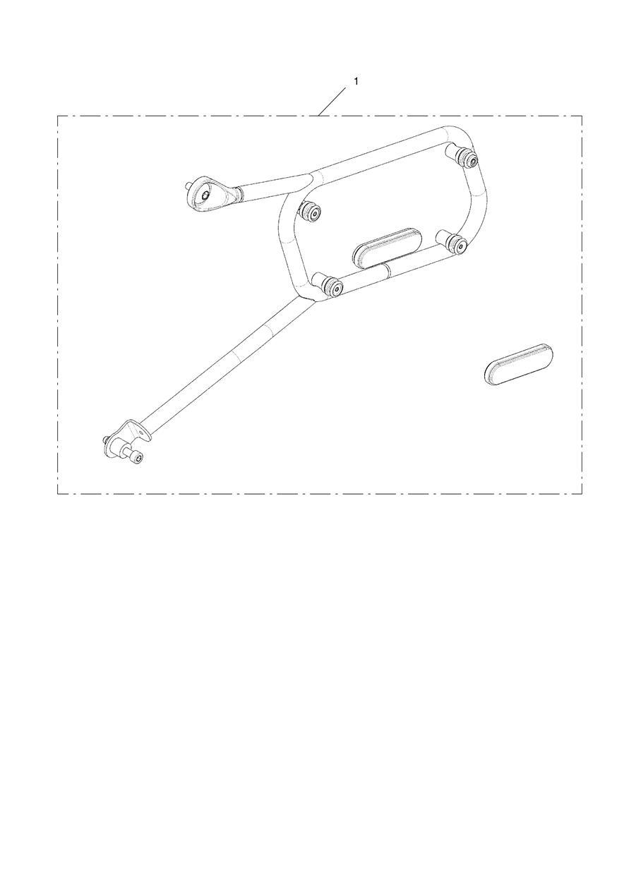 Mounting Kit, Rugged Pannier, LH exploded diagram