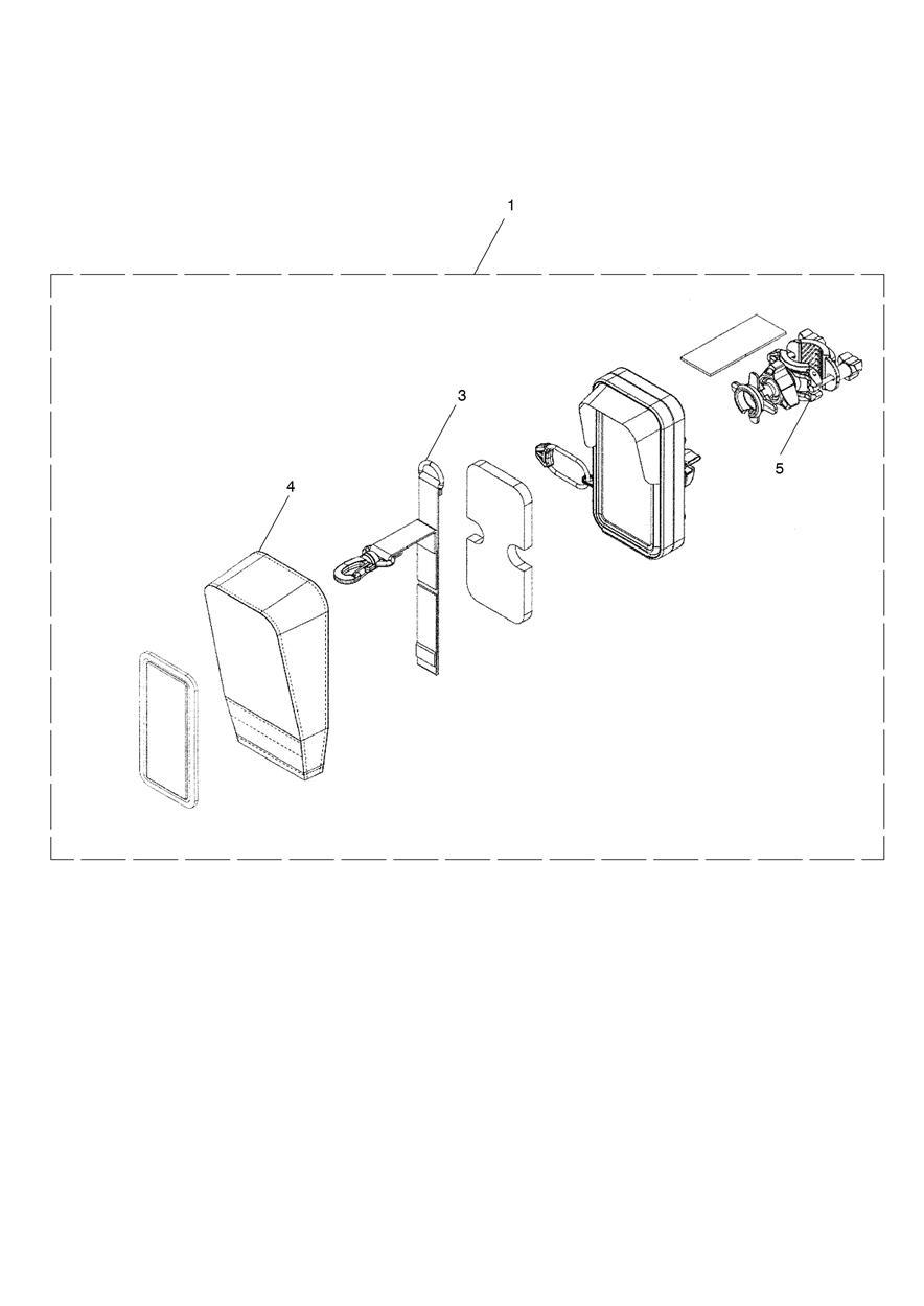 Phone Holder, 70 x 130 exploded diagram