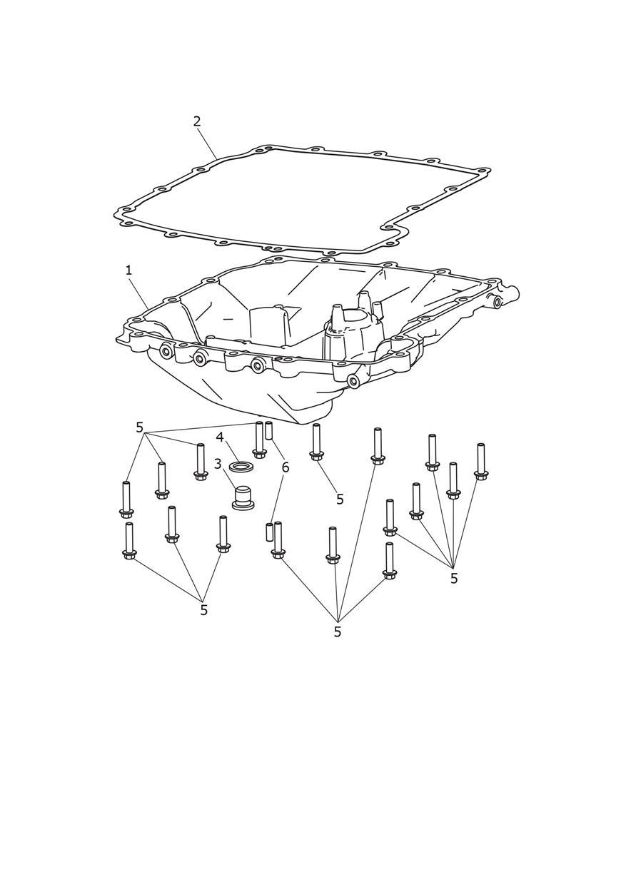 Sump & Fittings exploded diagram