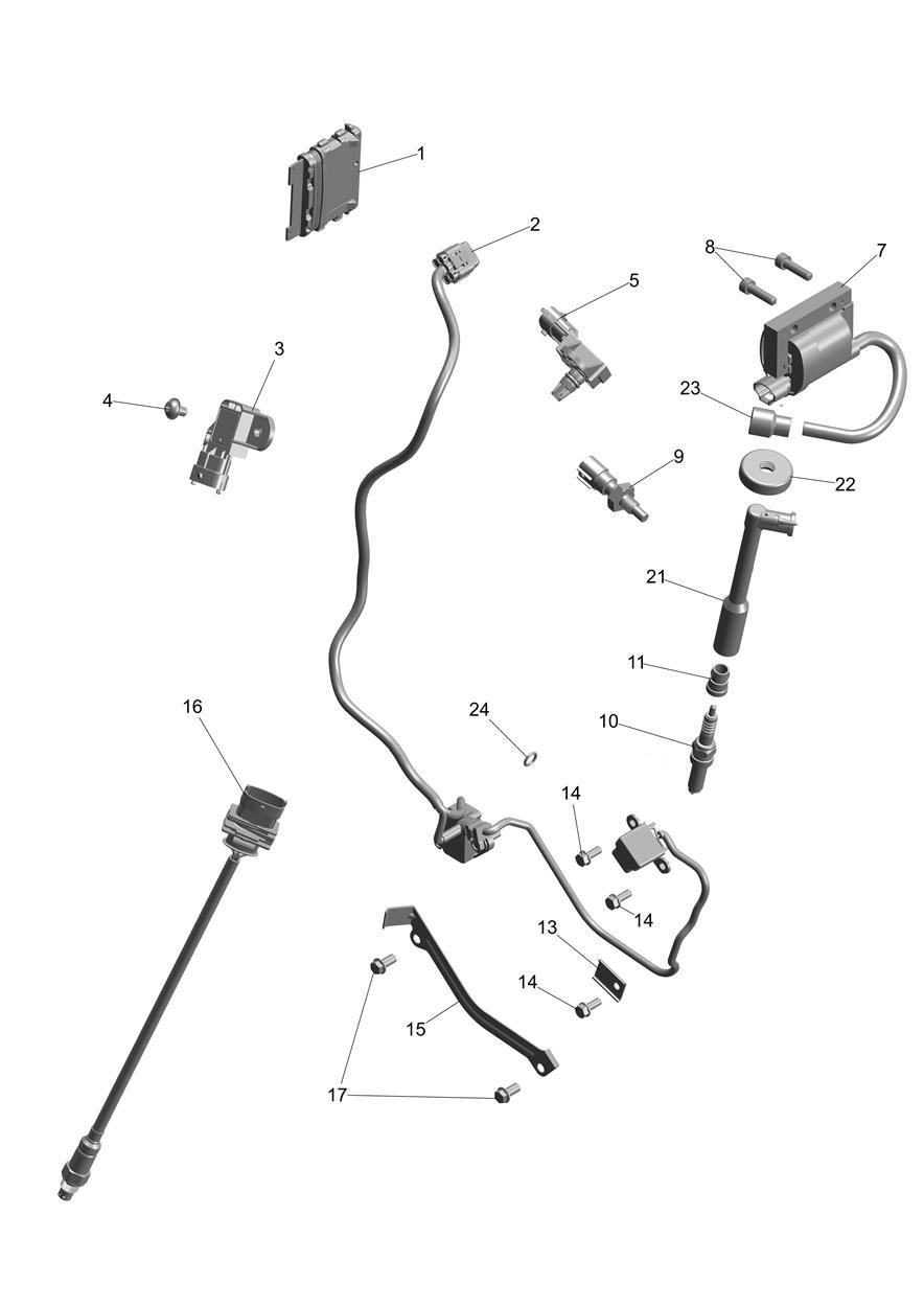 Engine Management exploded diagram