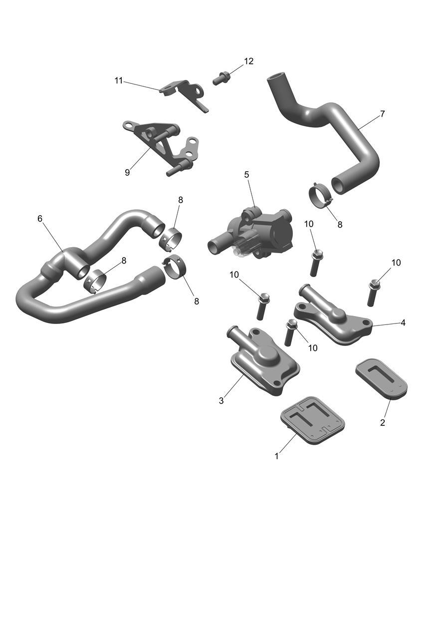 Emissions Control System exploded diagram