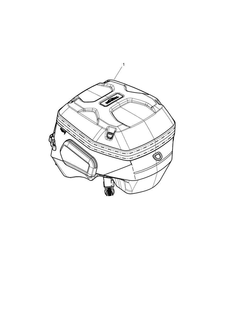 Tank Bag, 15-18L exploded diagram