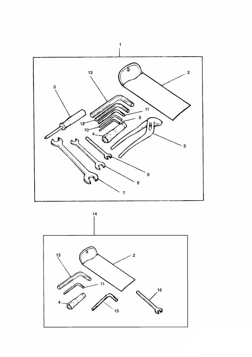 Tool Kit exploded diagram