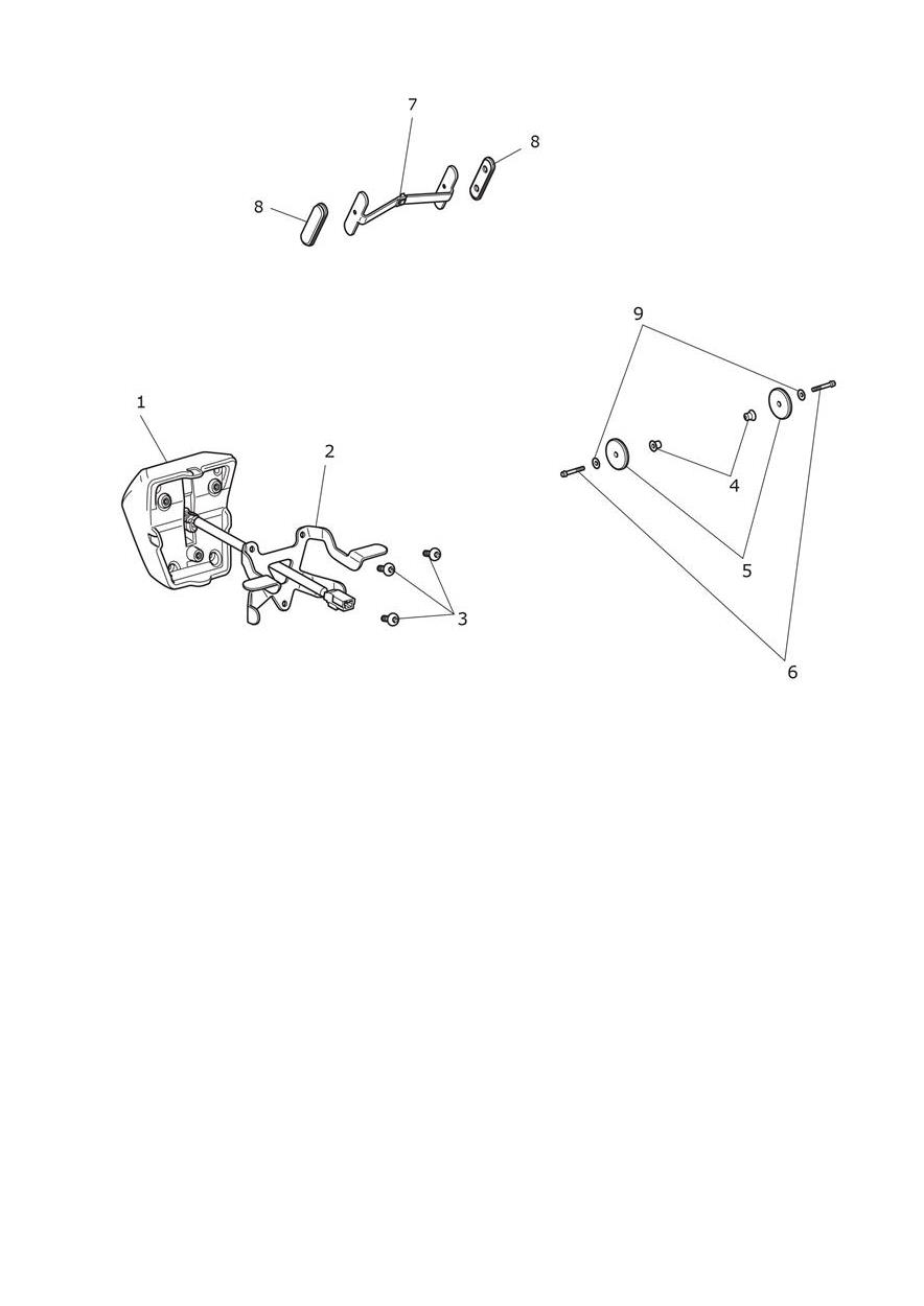 Rear Light & Reflectors exploded diagram