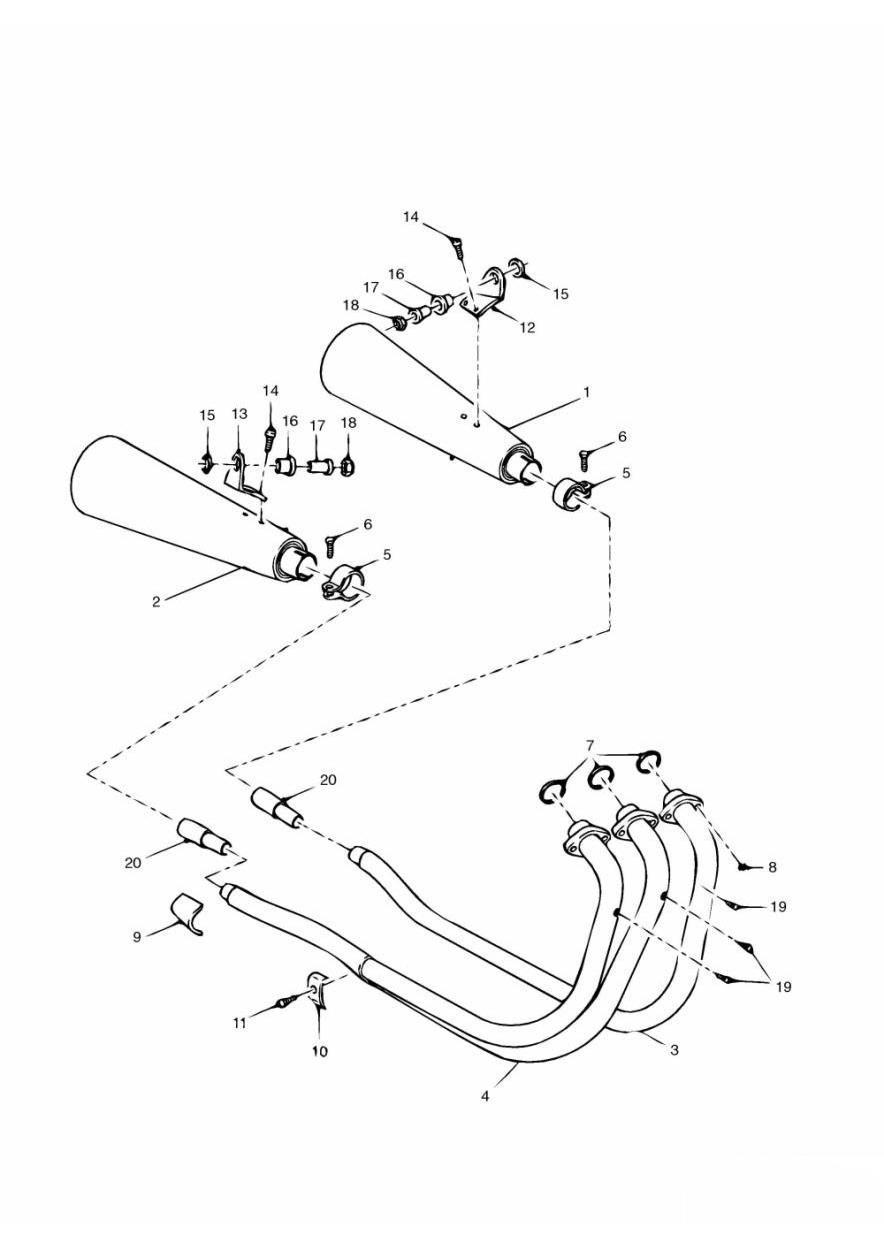 Exhaust System exploded diagram