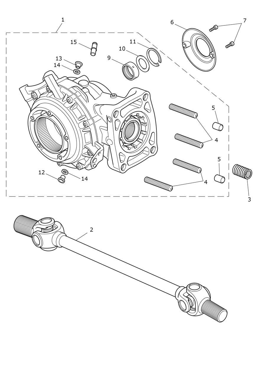 Final Drive Unit exploded diagram