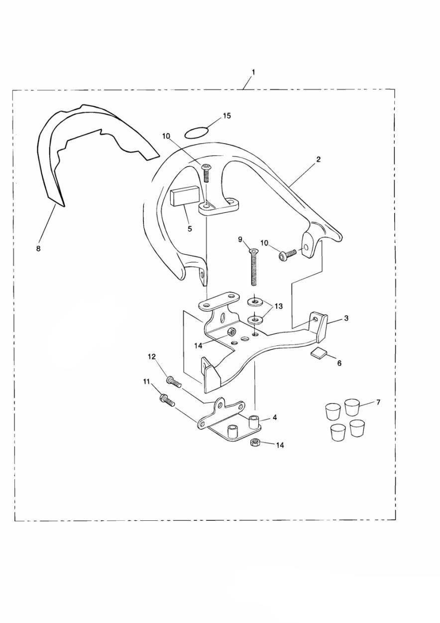 Grab Rail exploded diagram