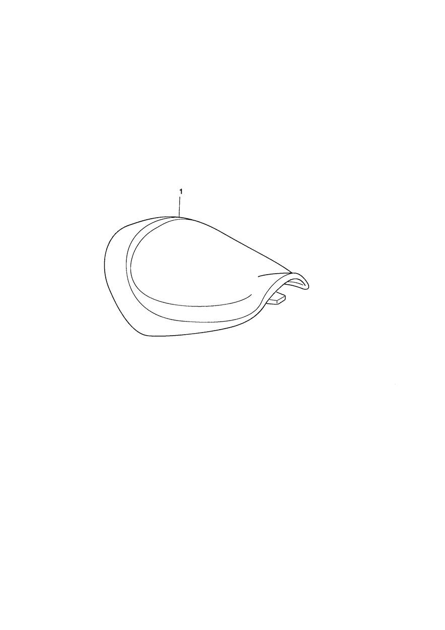 Seat Assy, Rider exploded diagram