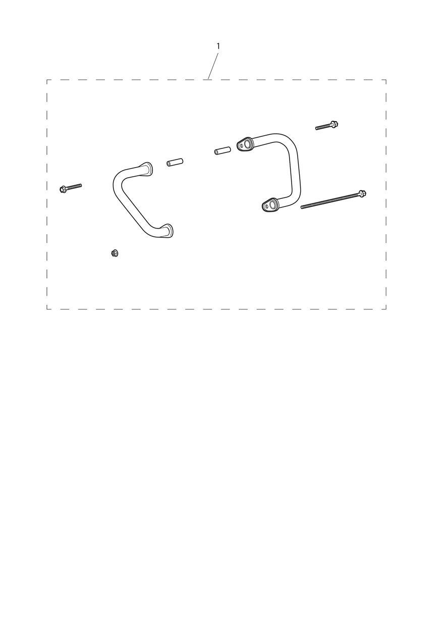 Upper Engine Bars exploded diagram