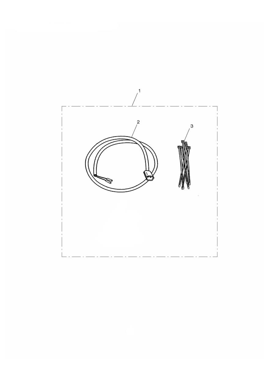 GPS Connector Kit exploded diagram