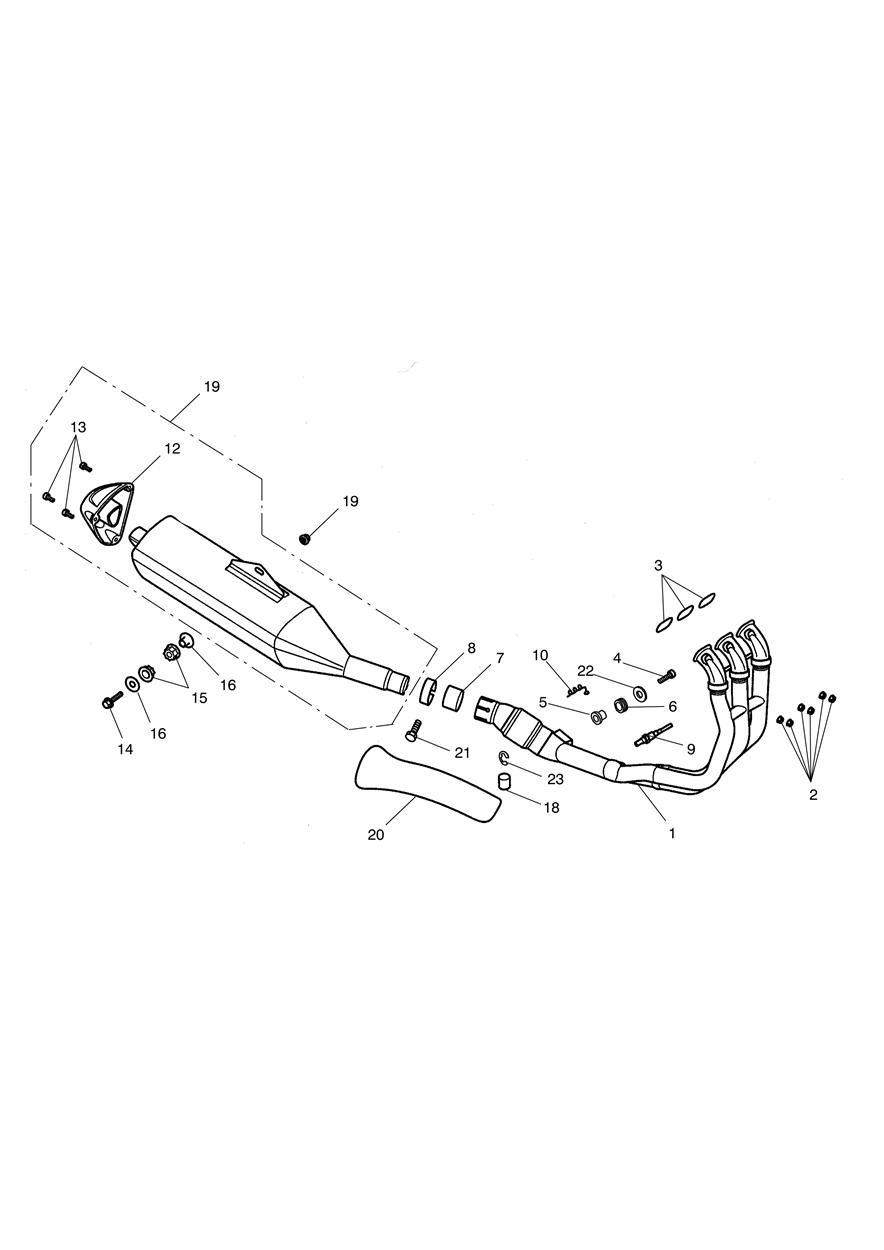 Exhaust System exploded diagram