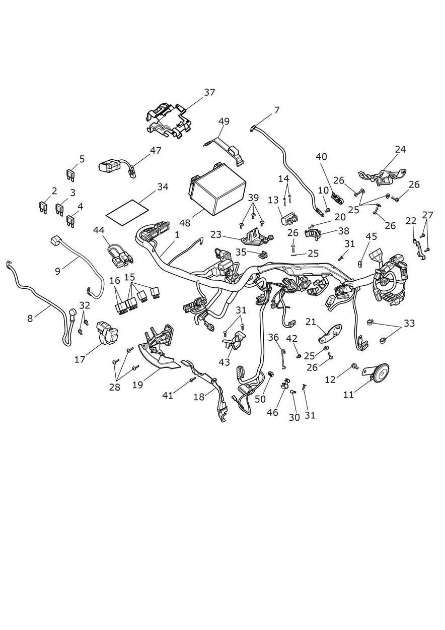 Electrical Equipment exploded diagram
