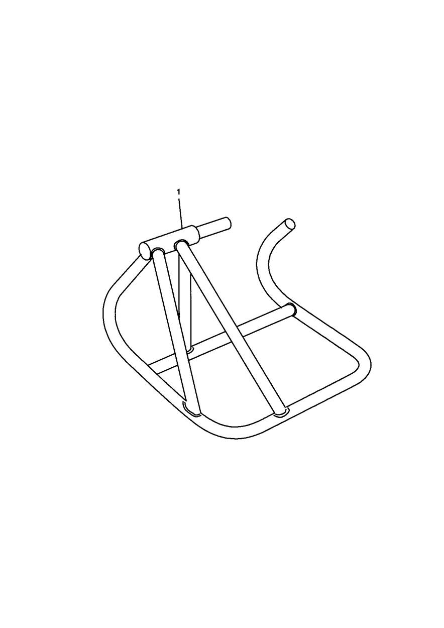 Paddock Stand exploded diagram