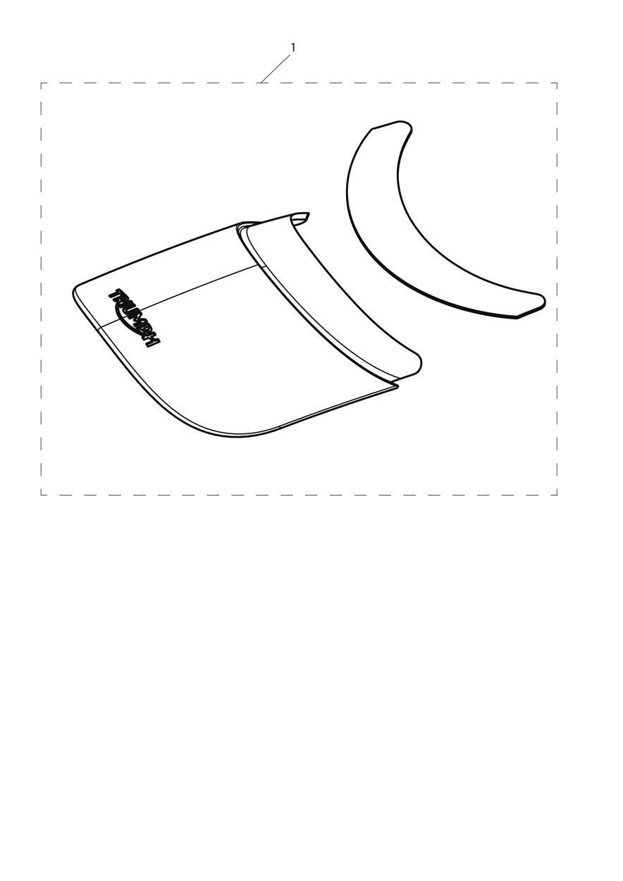 Mudguard Extension Kit exploded diagram