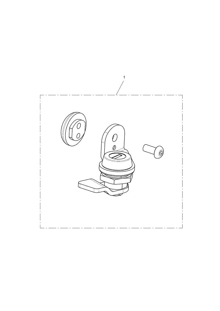 Screen Lock exploded diagram
