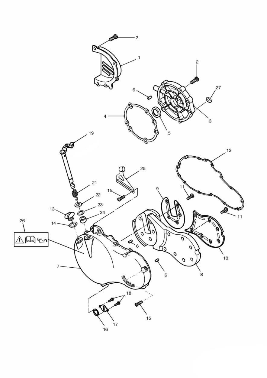 Engine Covers exploded diagram