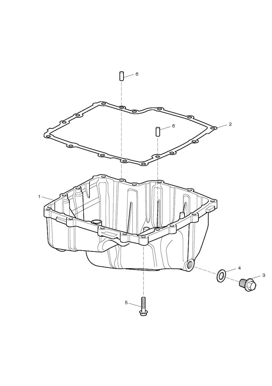 Sump & Fittings exploded diagram