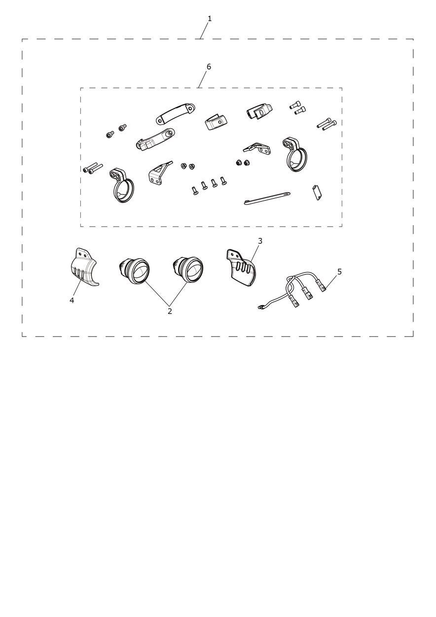 LED Fog Lamps exploded diagram