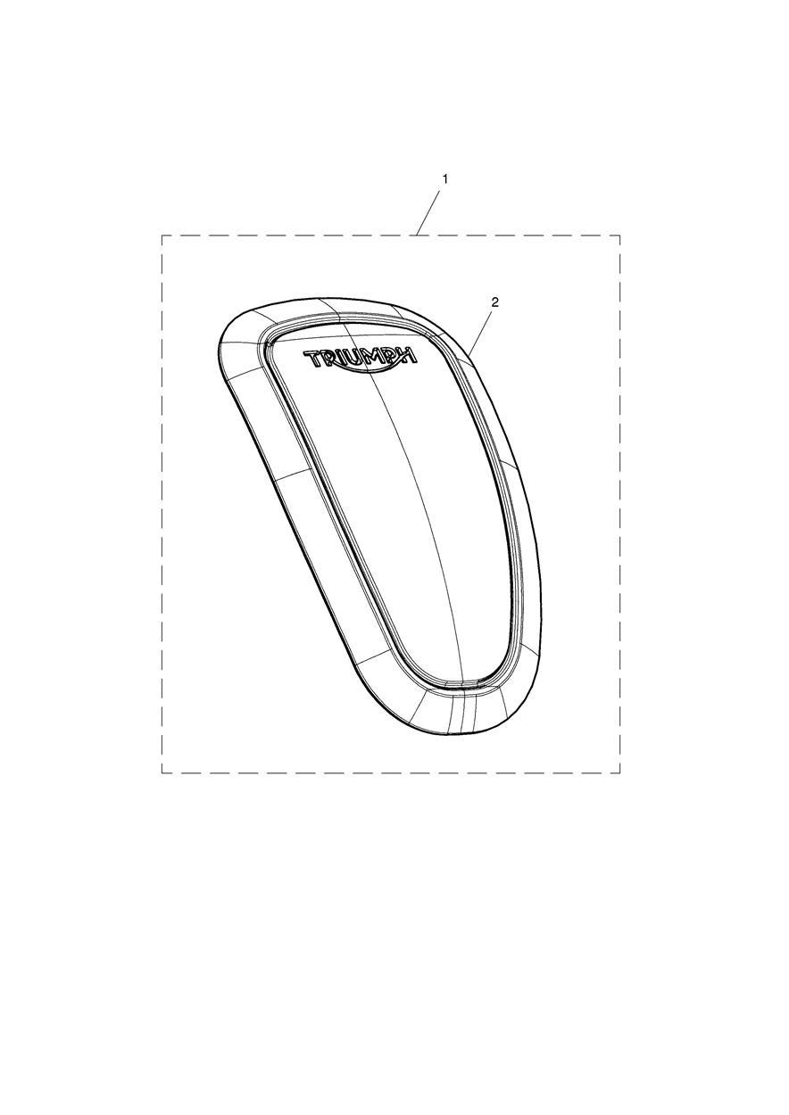Kit, Tank Pad Rubber exploded diagram