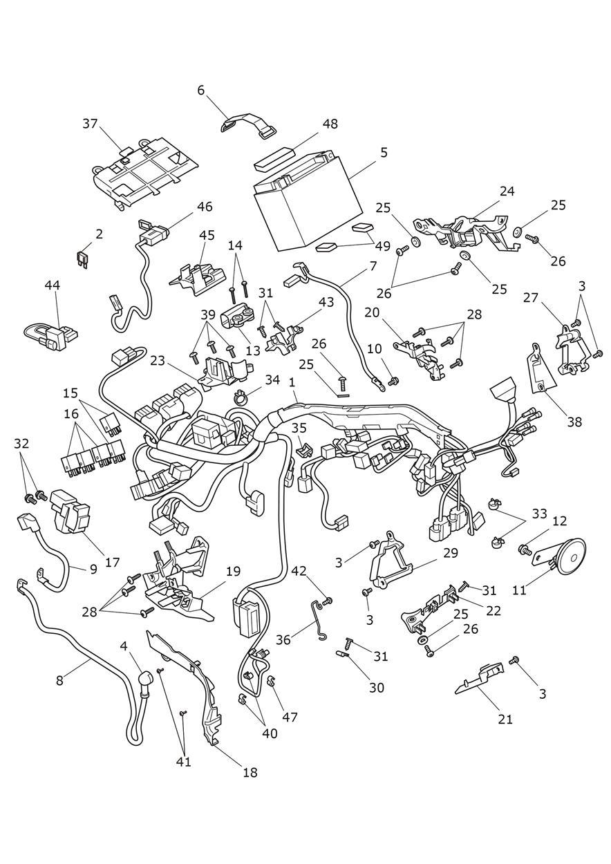 Electrical Equipment exploded diagram