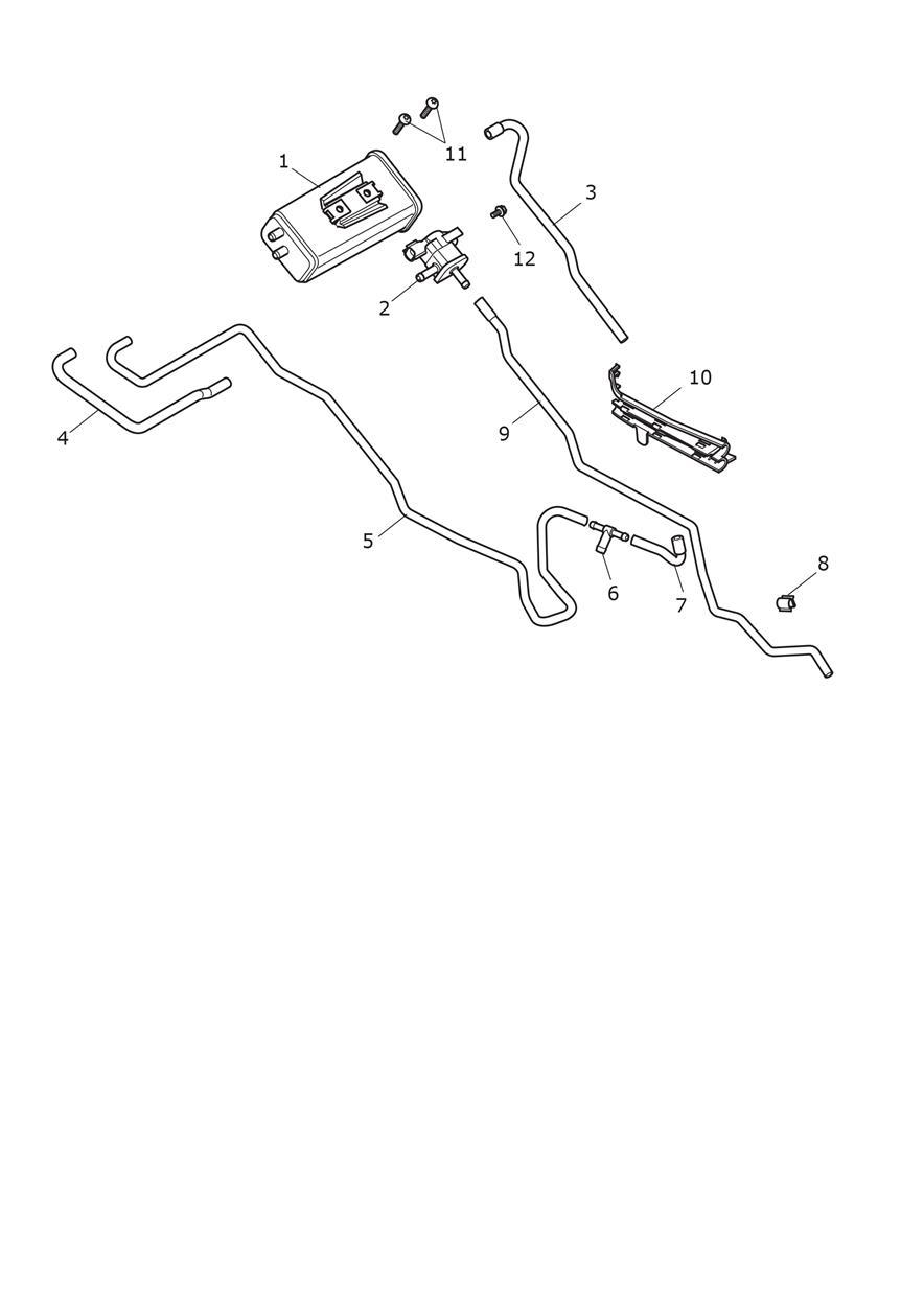Evap System exploded diagram