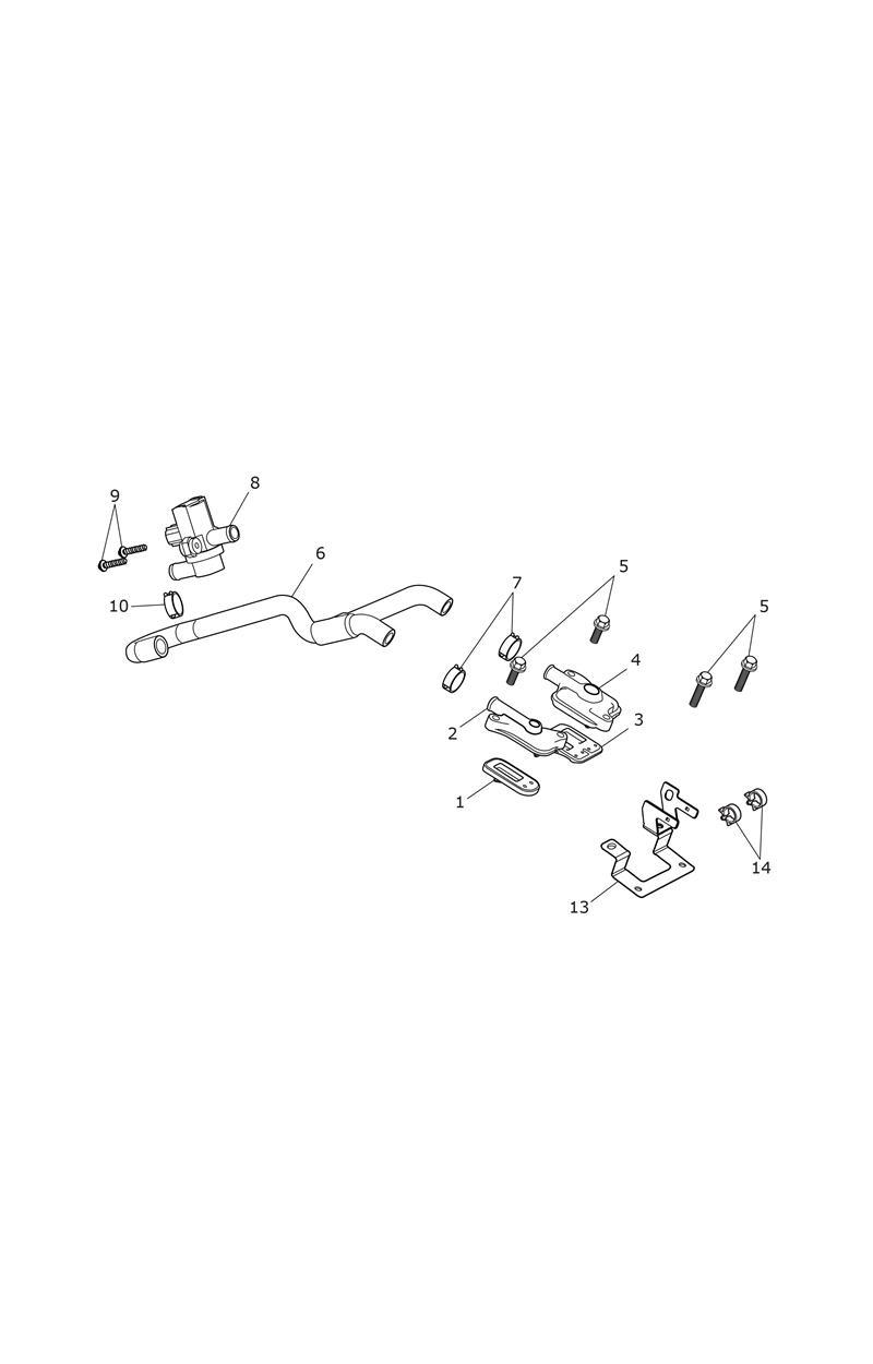 Emissions Control exploded diagram