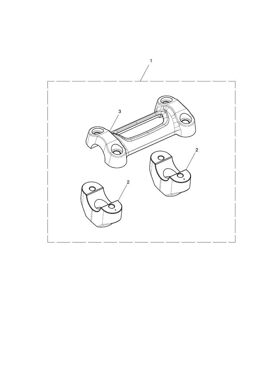 Handlebar Clamp Kit exploded diagram