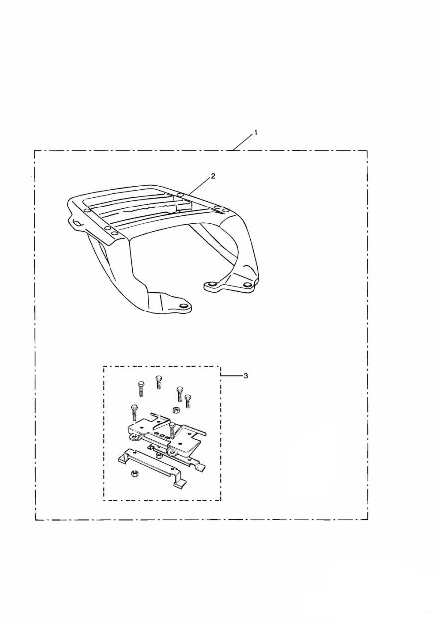 Top Rack Kit exploded diagram