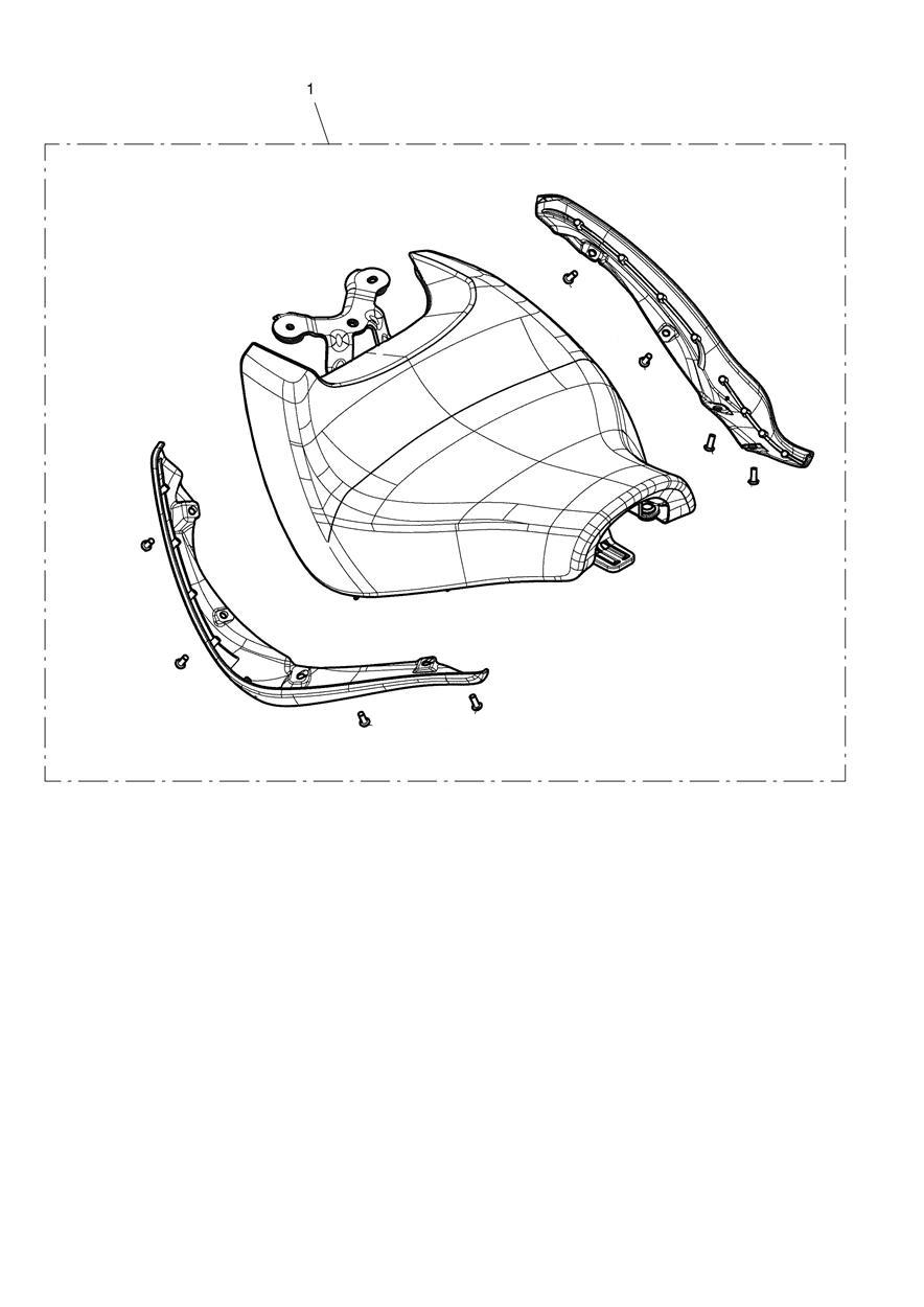 Rider Seat, Sport exploded diagram