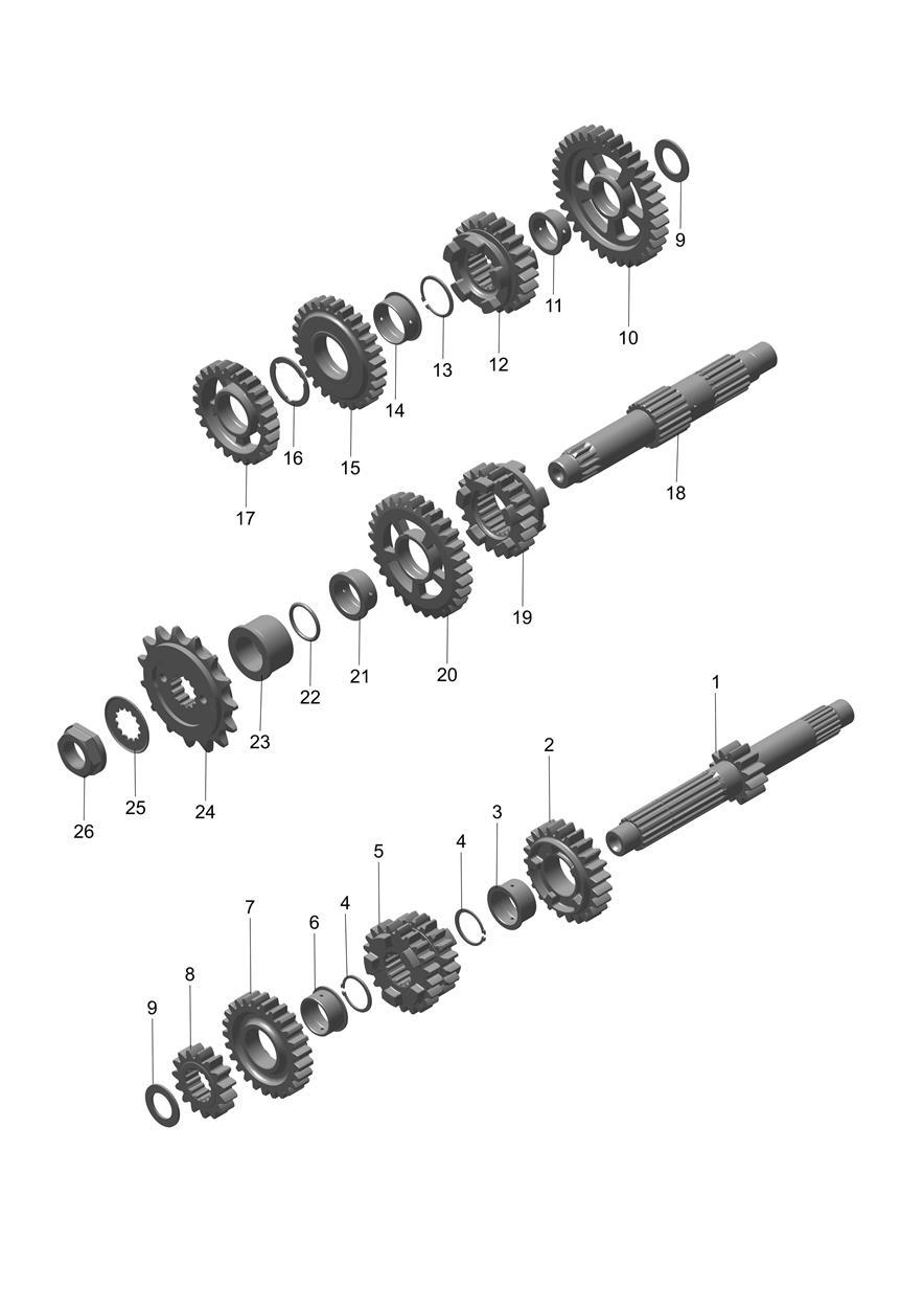 Transmission exploded diagram