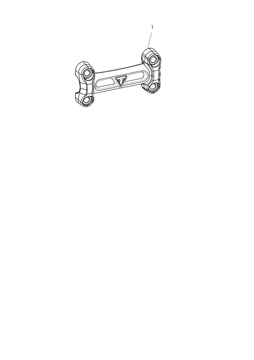 Handlebar Clamp, Logo exploded diagram