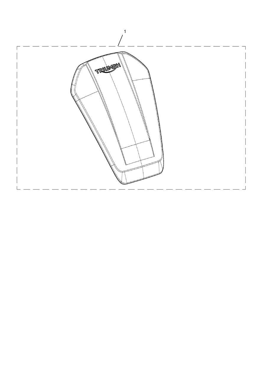 Tank Pad Rubber exploded diagram