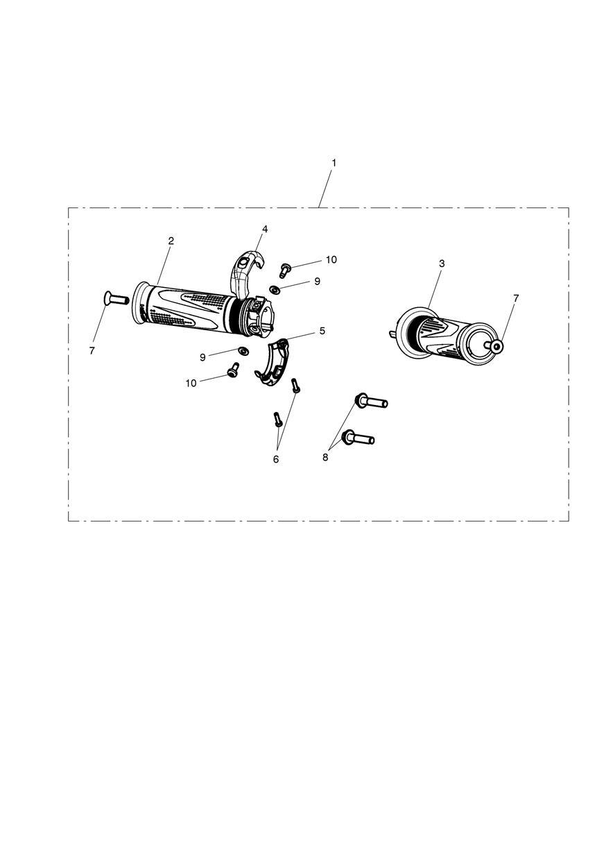 Heated Grip Kit exploded diagram