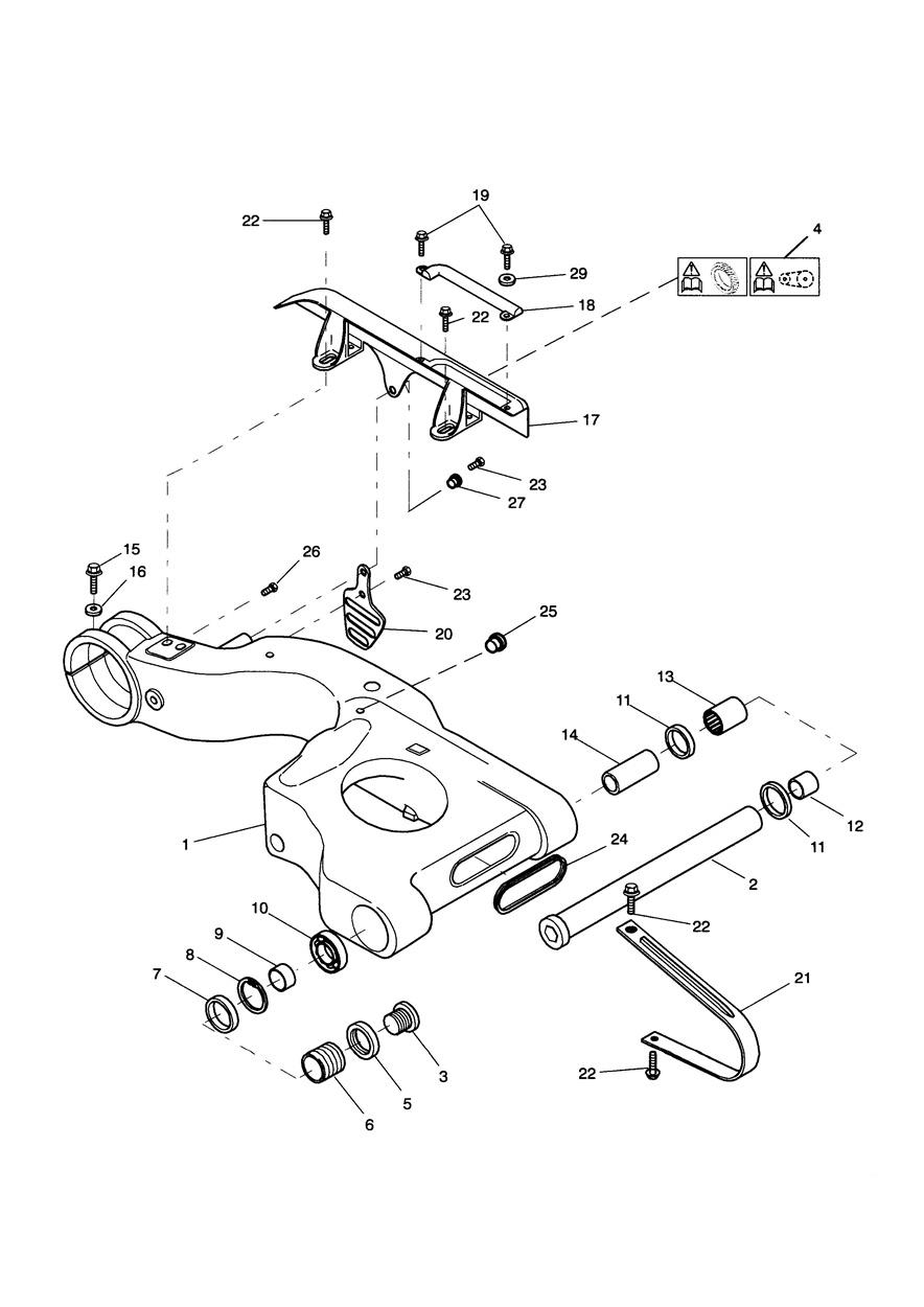 Swinging Arm exploded diagram