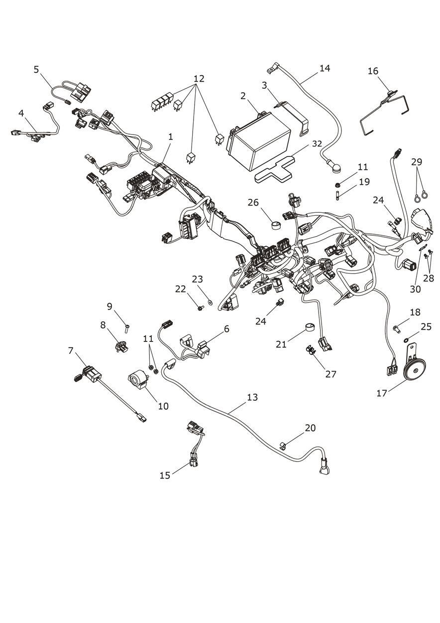 Electrical System exploded diagram
