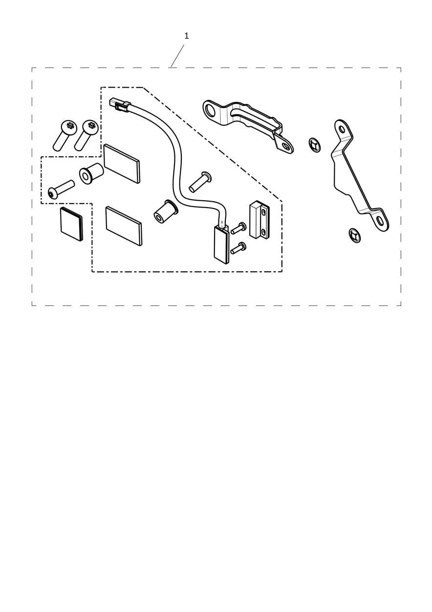 Fitting Kit, Alarm exploded diagram