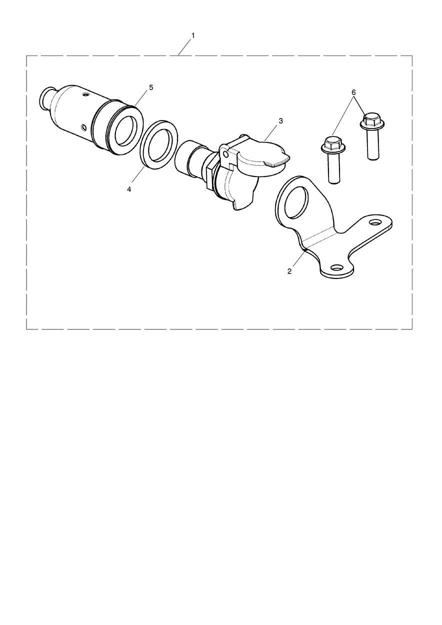 Auxiliary Power Socket Kit exploded diagram