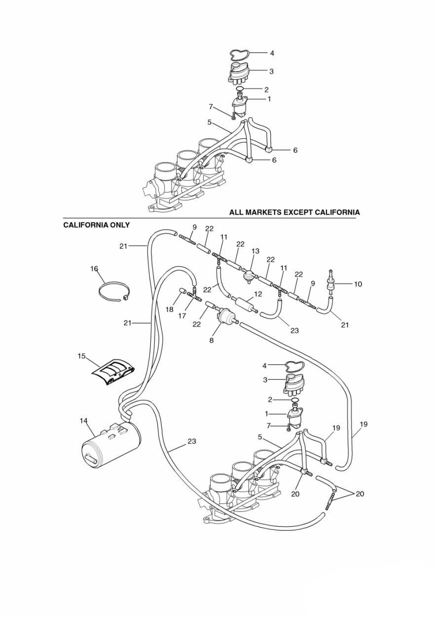Evaporative Loss Equipment exploded diagram